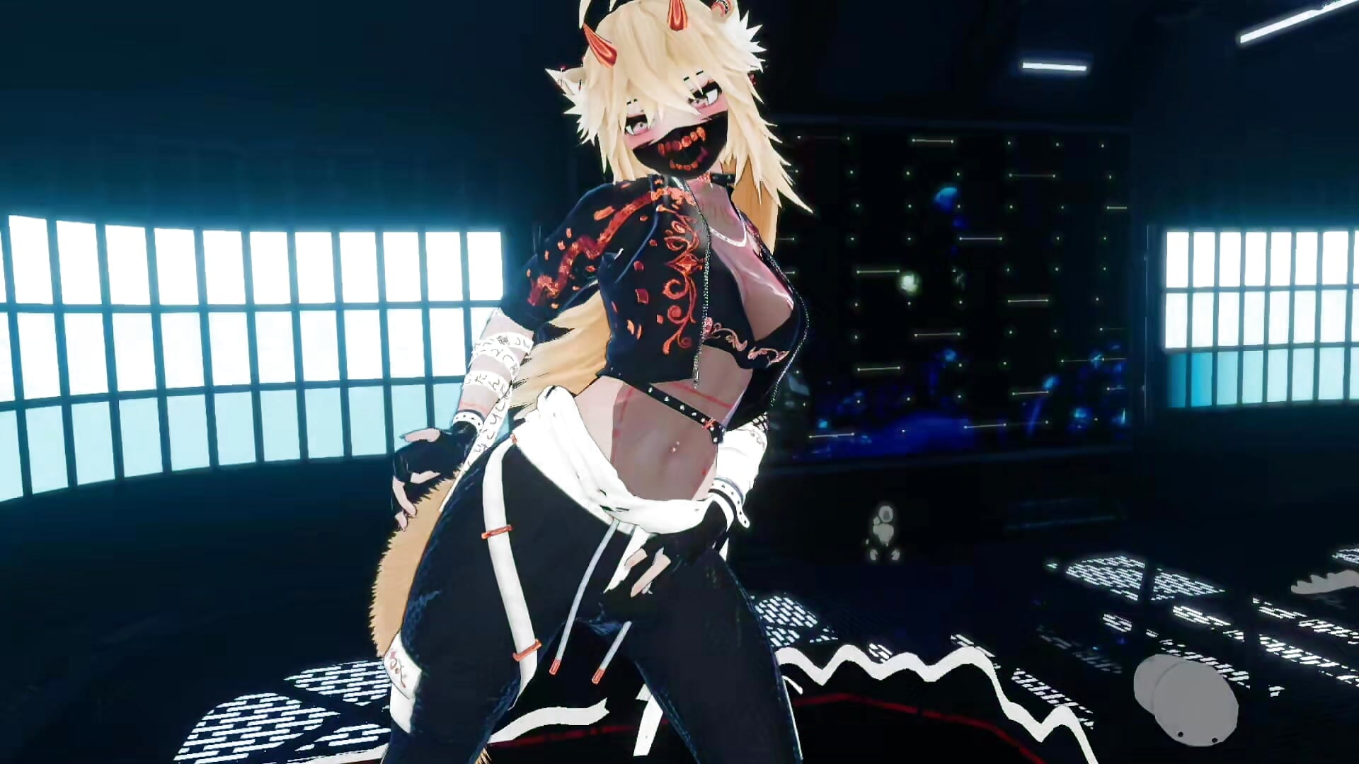 VRChat Dance on DJ stage
