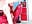 Red latex stocking footjob + JOI - video by Ella__Kross cam model
