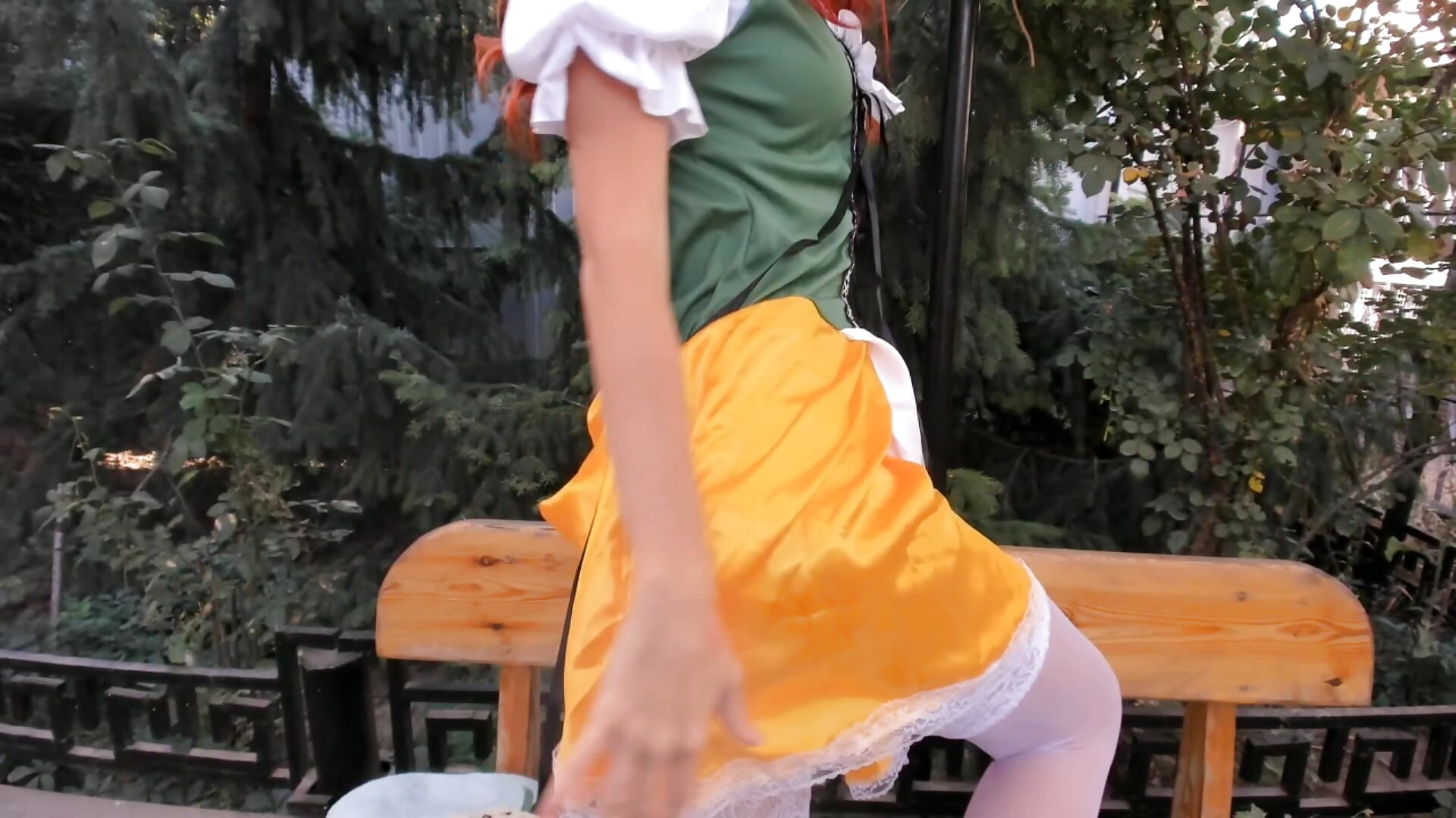 Alice getting ready for Oktoberfest - video by margolisa cam model
