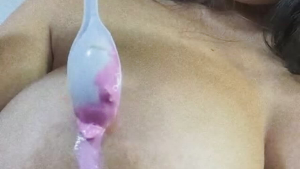Tits Cream♥ - video by Lia_Simons cam model