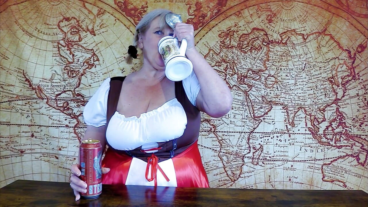 Your busty topless barmaid takes you to bed - video by catherinecan69 cam model