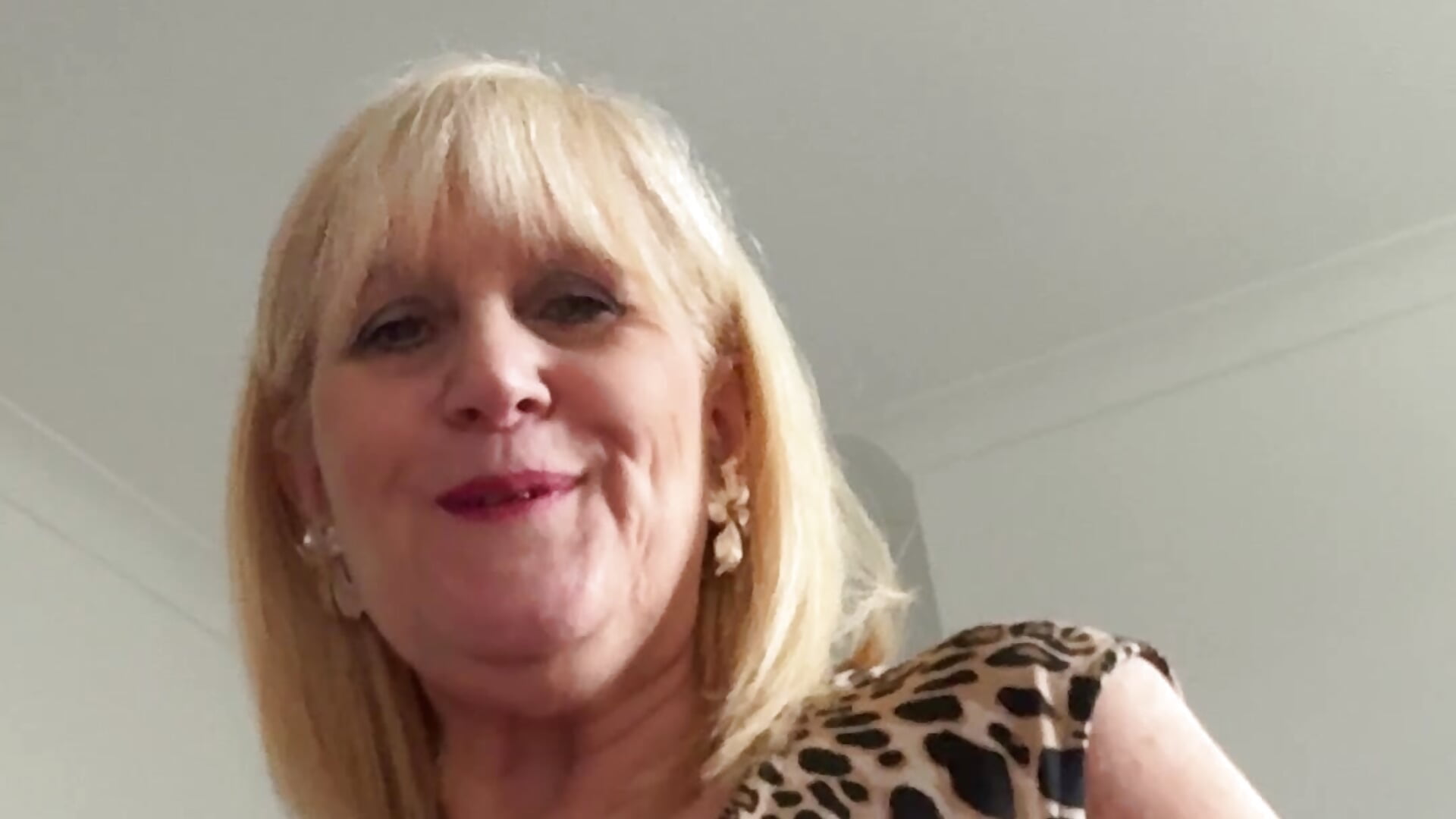 Your mother-in-law showed you the little jewelled butt plug in her ass. - video by catherinecan69 cam model