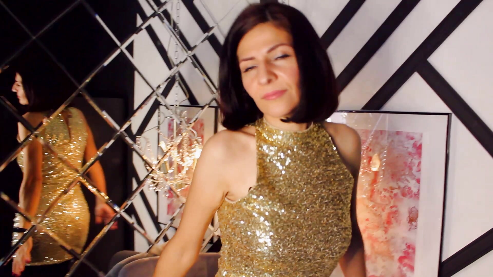 Karolina Orient enjoying her pleasure