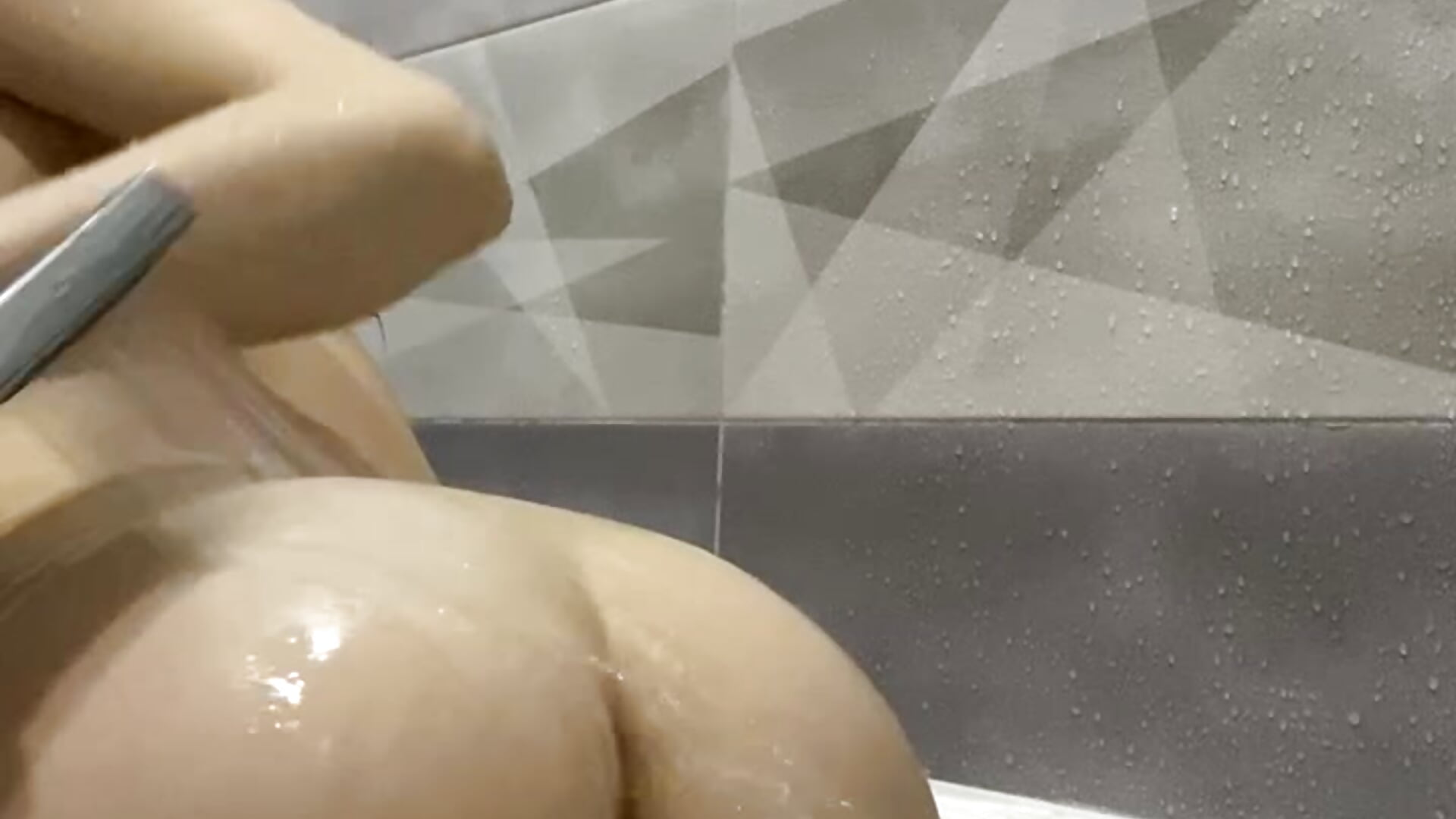 Take a shower (no face, no masturbation)