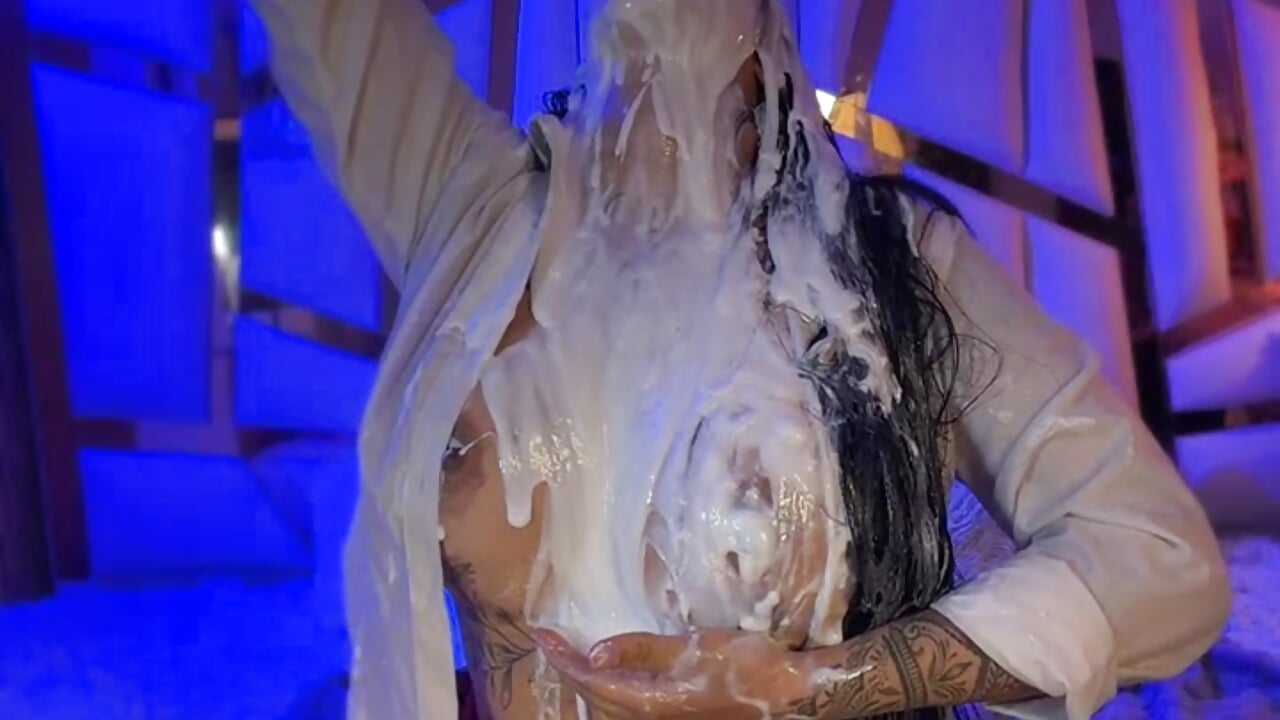 💦the most mess you can see they showered me in cum 💦