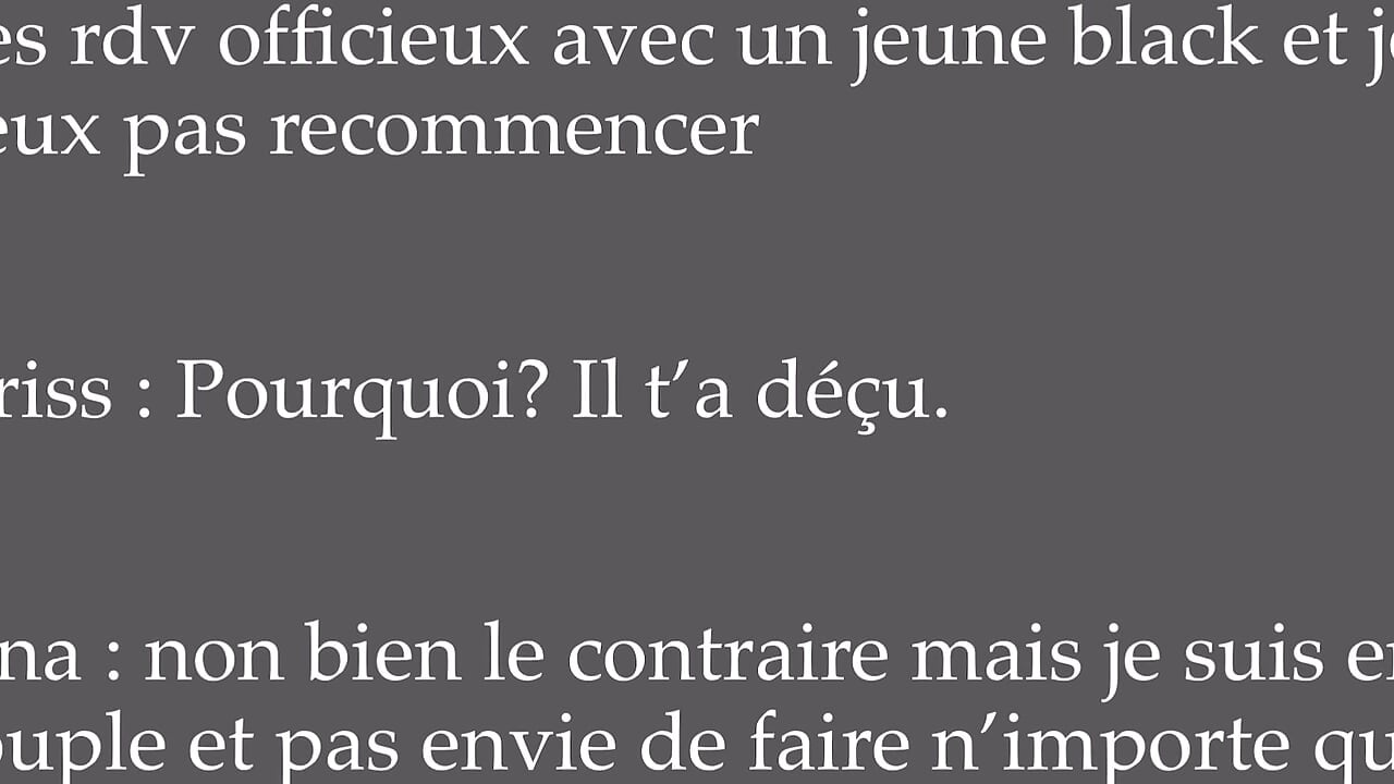 Je suis une pute a blacks infidèle #18 😜 Extrait ➡️ La vidéo complète ✅ Durée 17min50 - video by Tina4you- cam model