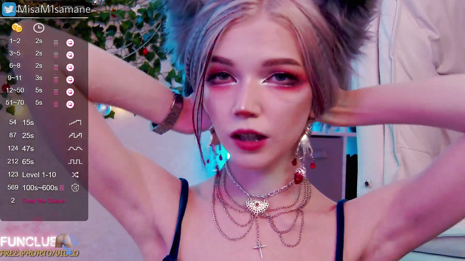 Do you want to cum on my face? sloppy spit - video by Misamane cam model