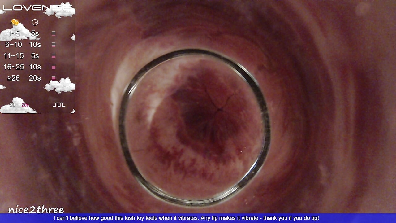 Glass dildo's view when I'm fucking myself! - video của người mẫu cam Nice2Three2