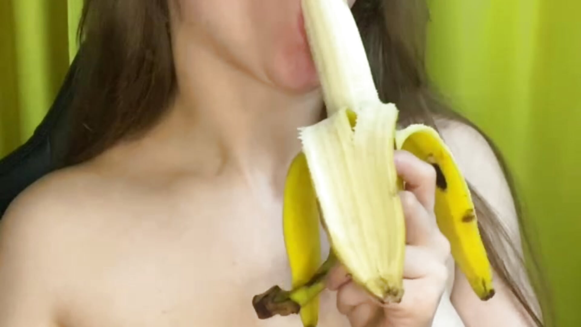 Fuck, when I eat this banana, believe me, I don't think about the banana