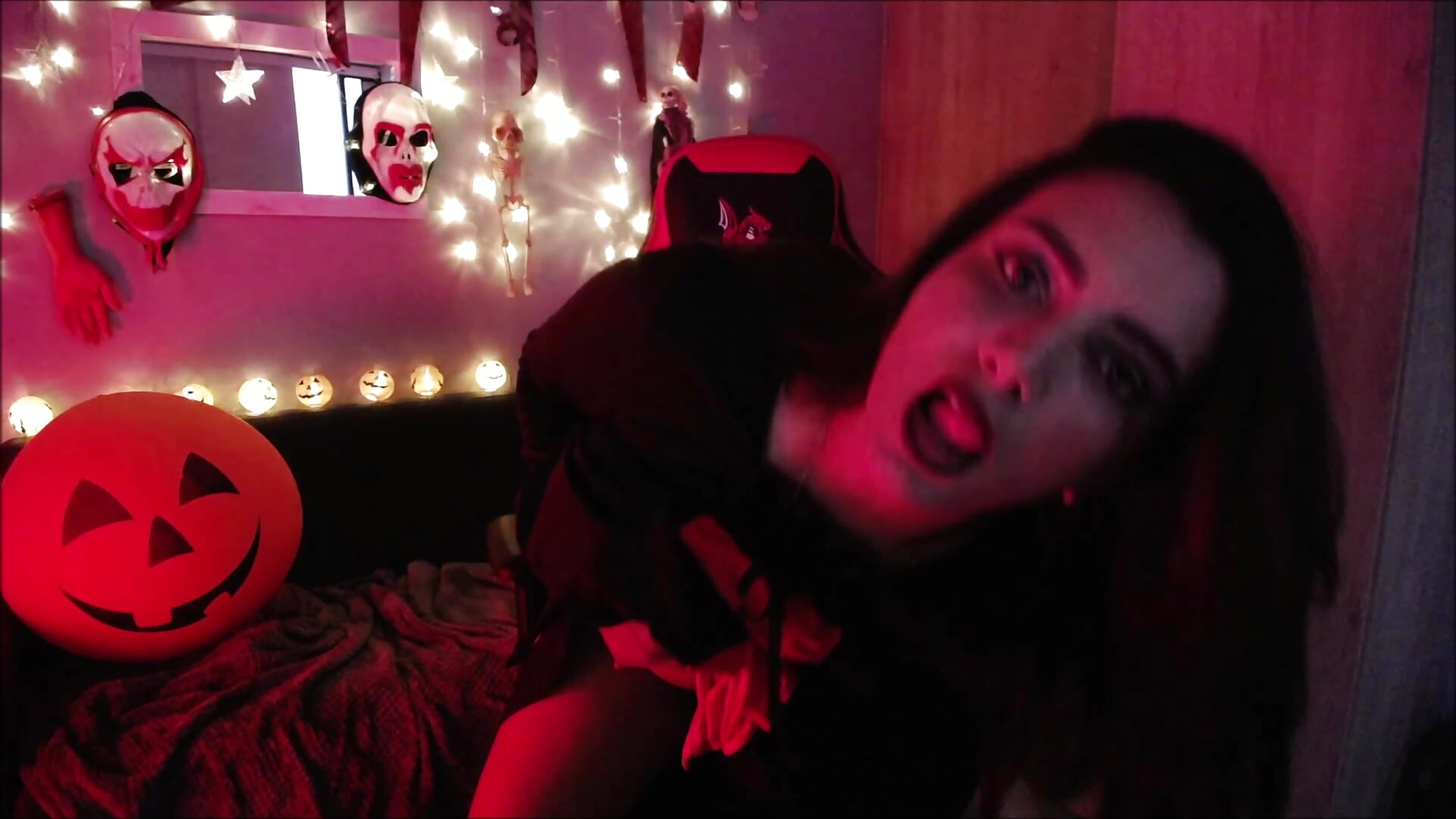 I'm Dracula! - Special Halloween video - video by DenisseTits cam model