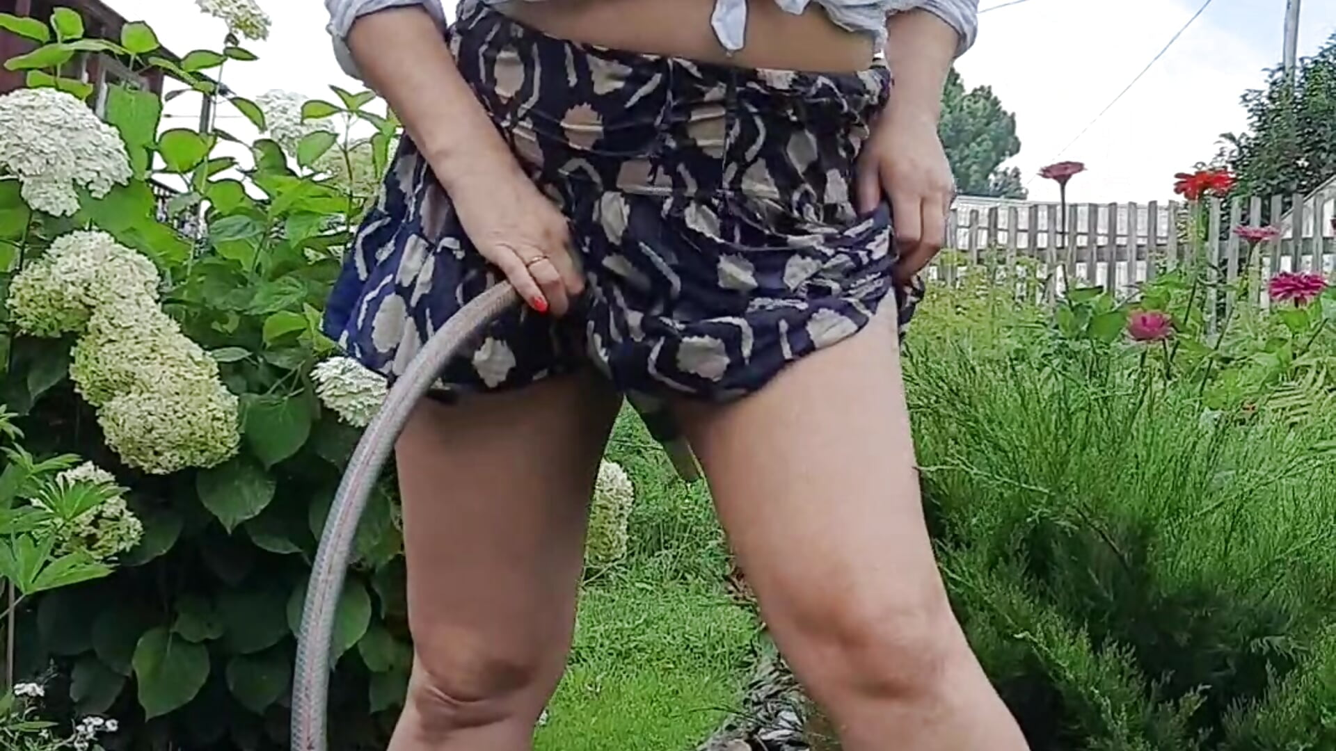 relaxing time in flower - video by Liana_MilfHot cam model