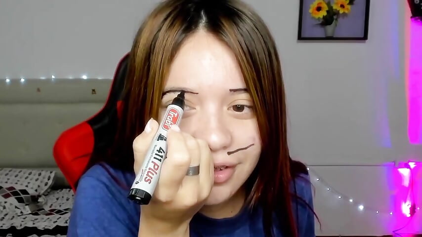 makeup - vídeo de la modelo de cam kiarafonseca_