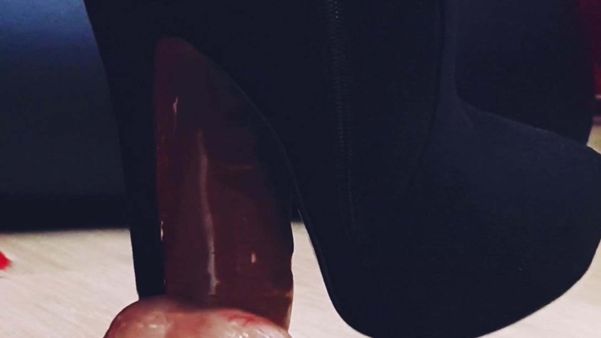 Heels on your cock - video by SonyaDevon cam model