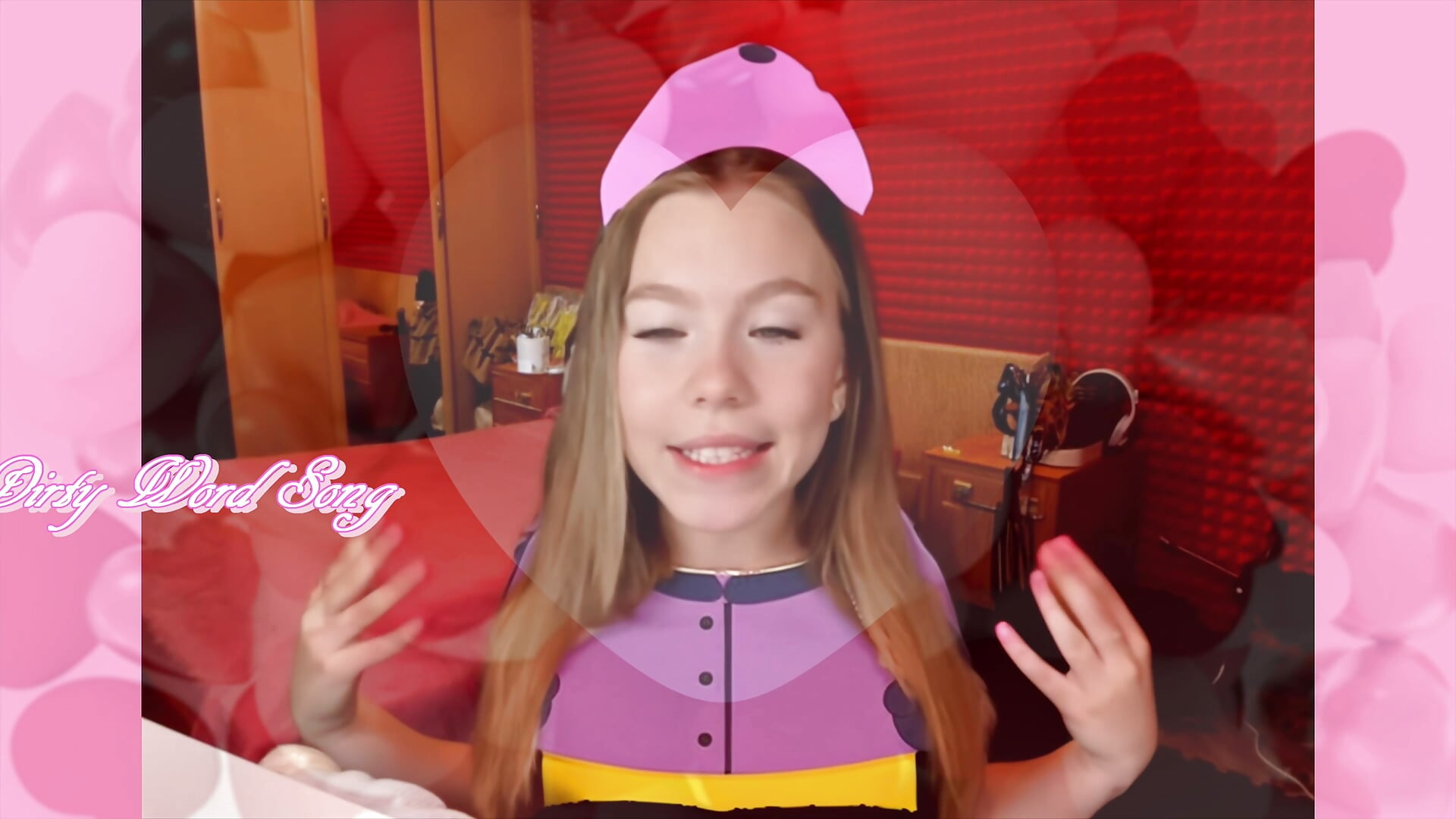 I'm  Sing Dirty Word Song - video oleh model kamera KinsleyHottie