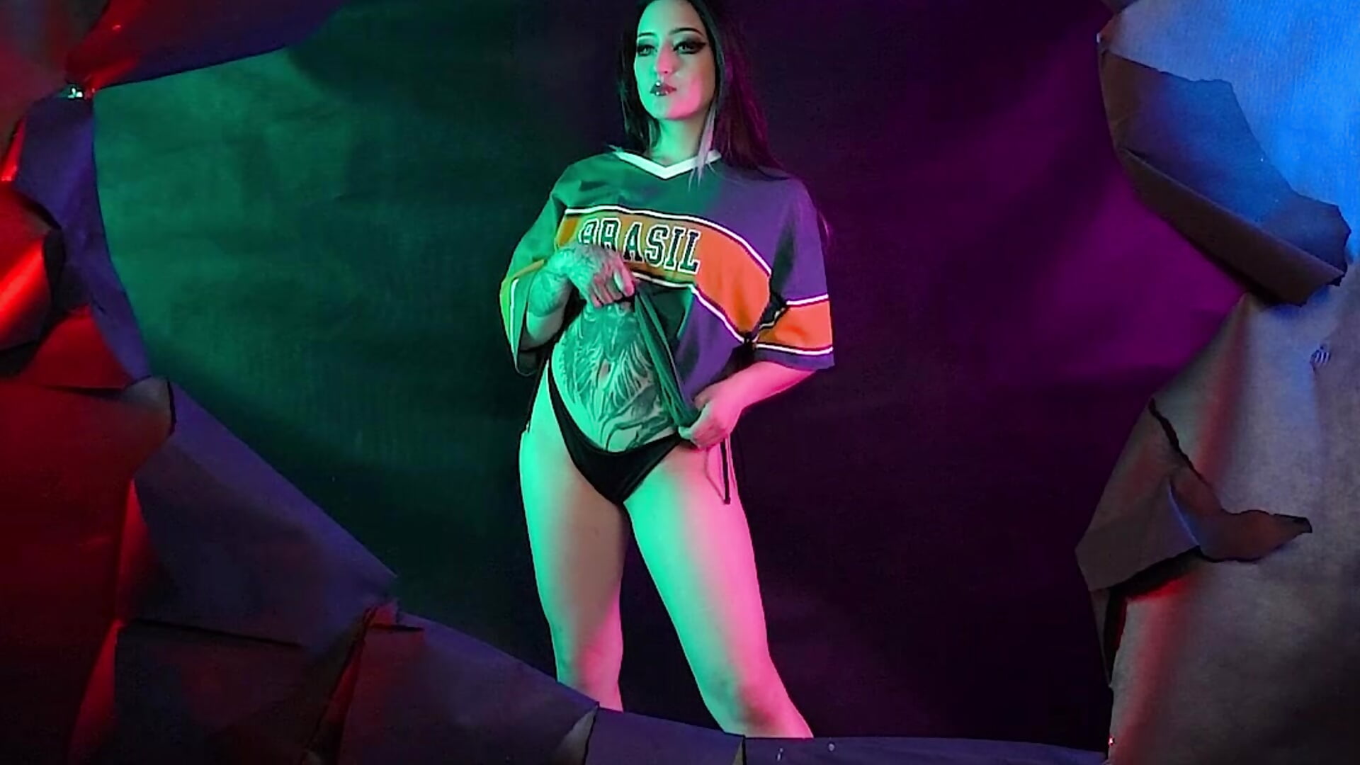 A match on the dark side - فيديو من Charlotte_Germanotta_ موديل الكام