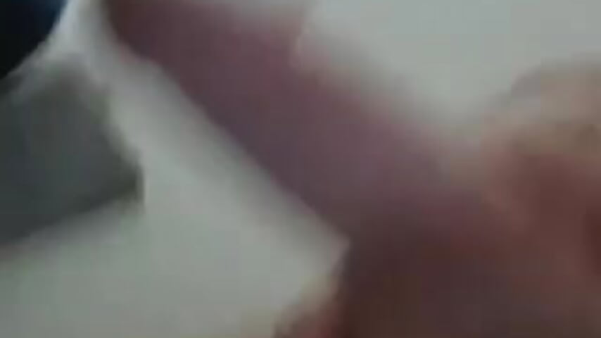 Jacking off in bathroom