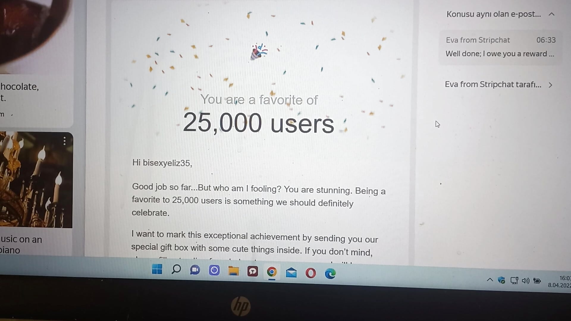 Omg thanks stripchat:) 25,000 user - video by squirtgame cam model