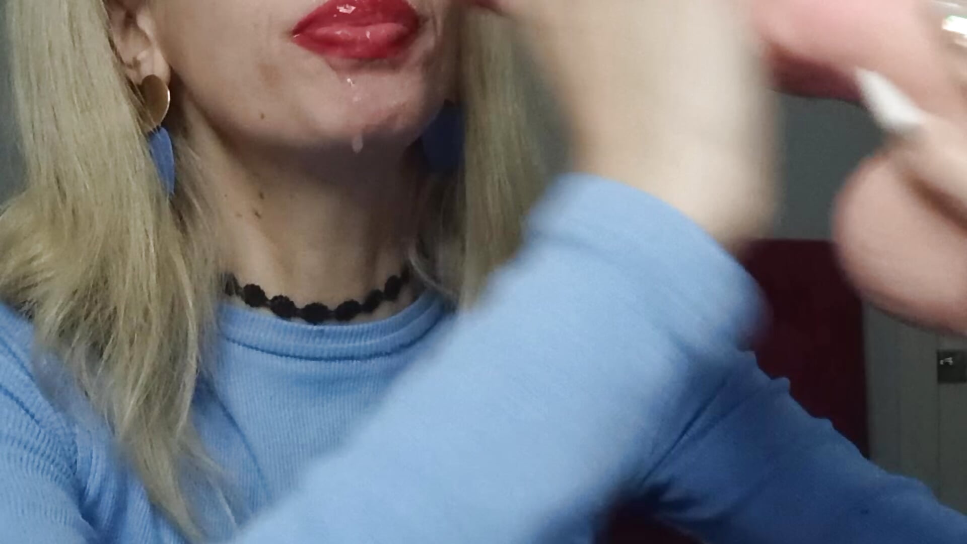 Beautiful nails with fur and deepthroat your cock. Hard nipples - video by WhiteQueen888 cam model