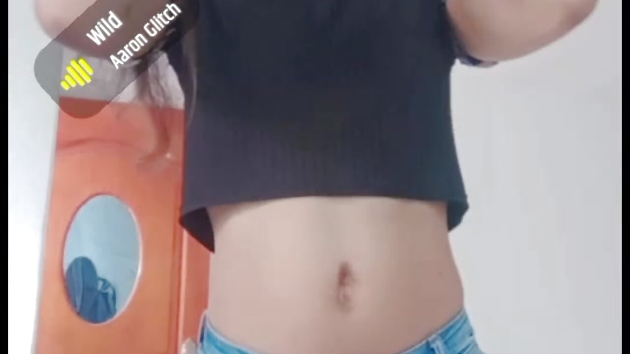 with a denim short - video by karen_sofia_ cam model