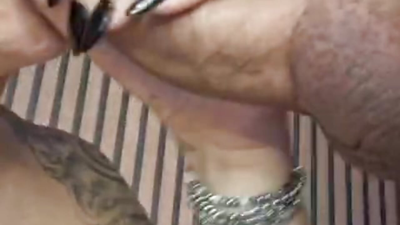 Real blowjob black nails - video by Lady_B_ cam model