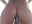 Danna sets the great black dildo by the ass in the chair - video oleh JhordanAndDanna