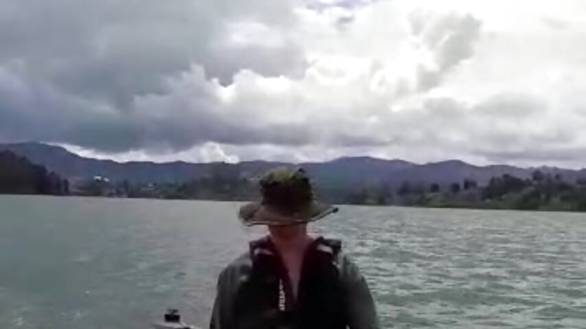 delicious masturbation in the boat - video by JhordanAndDanna cam model