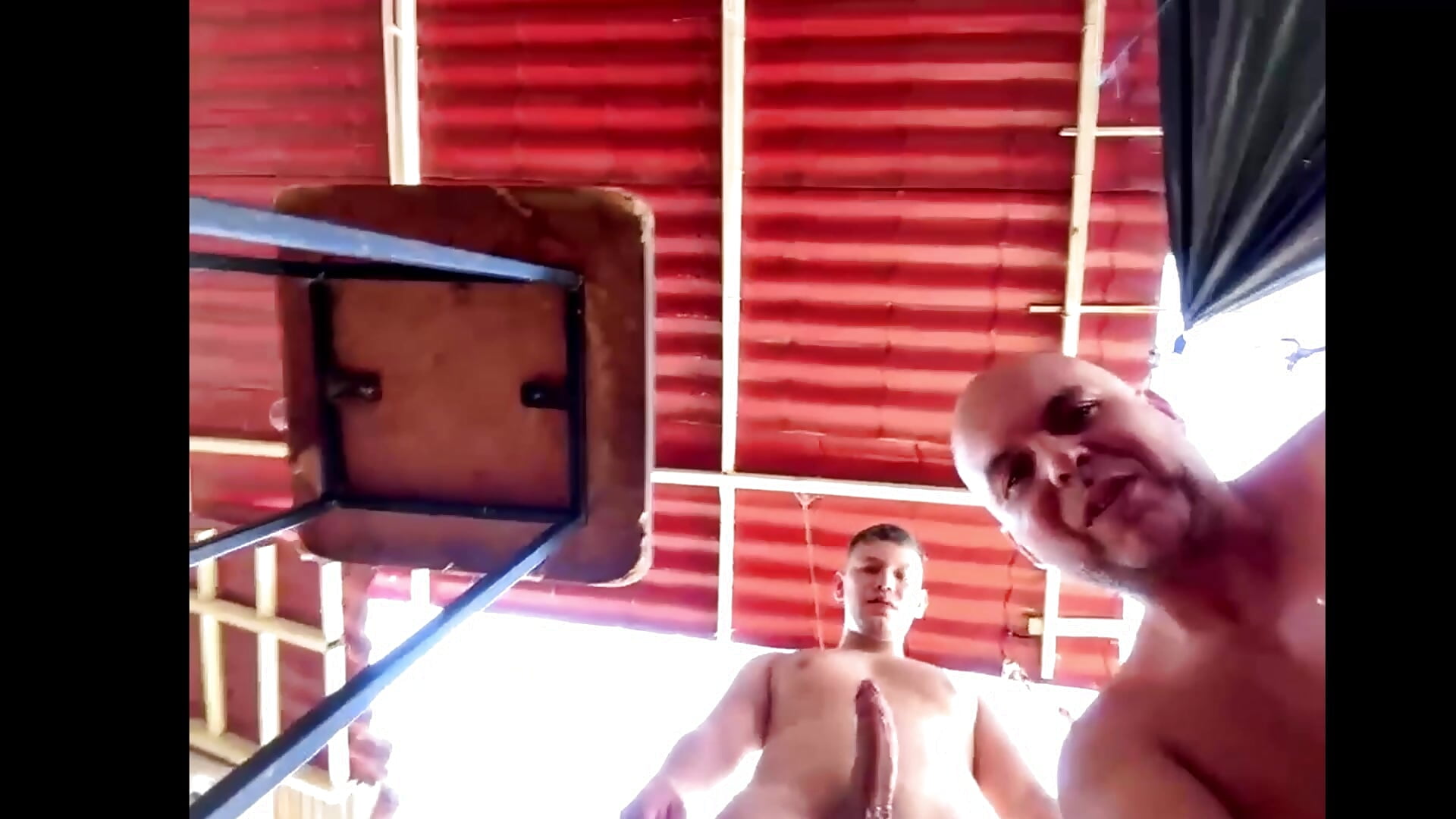 Hot role play at the backyard with asses filled of cums - video by Neil_and_isaac