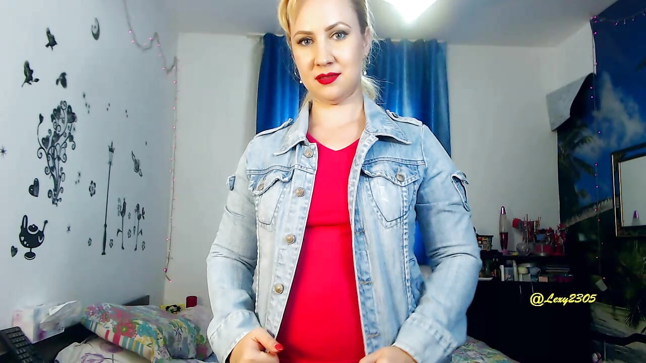 denim jacket fetish - video by MissLexyGold cam model