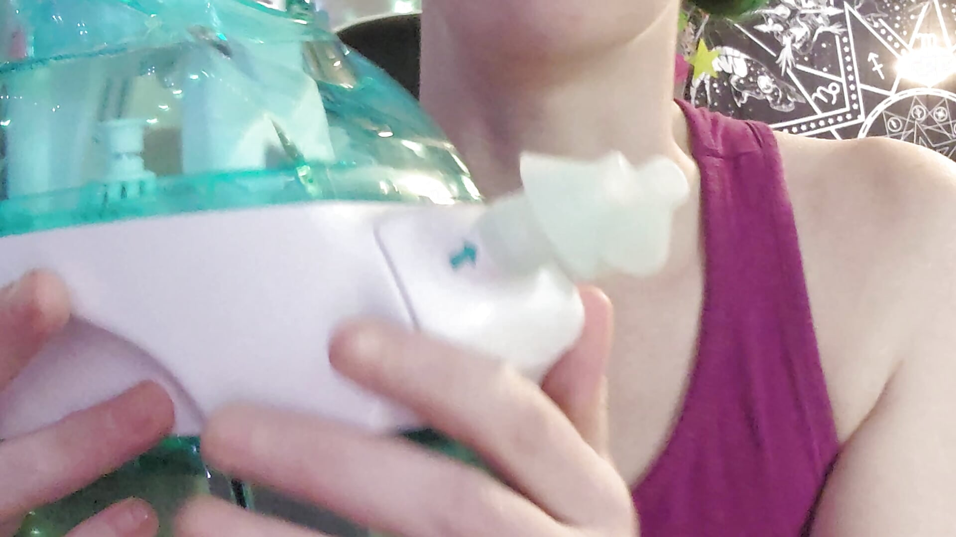 Angry Dragon sinus cleanse - GROSS LOL - video by VisceralVixen69 cam model