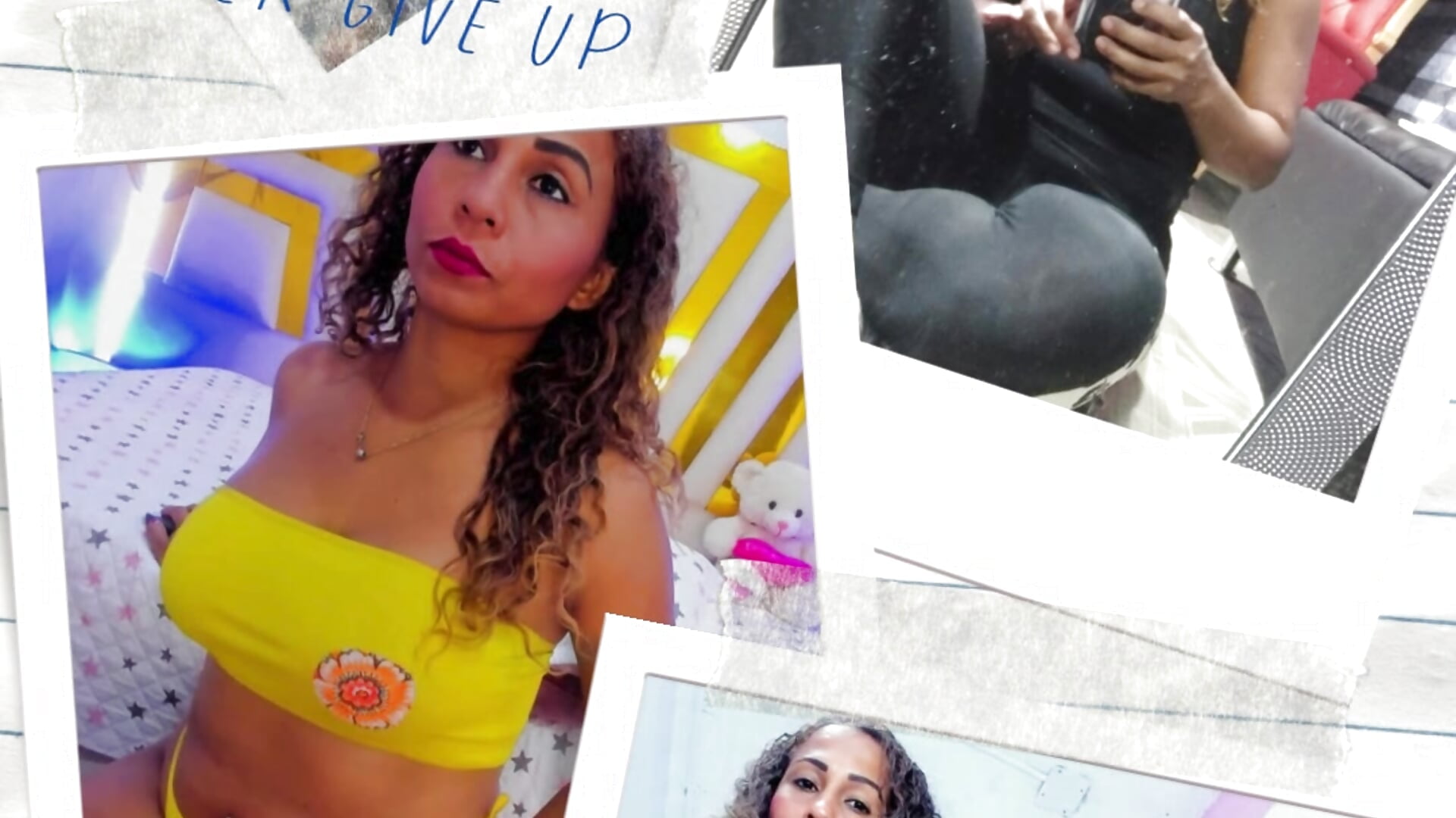 nrver give up - video by samantha__smile cam model