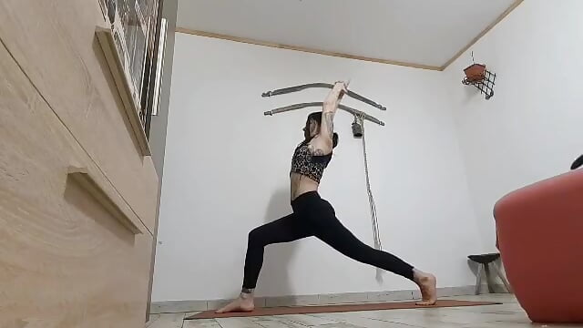 Surya Namaskar - sun salutation - video by Goddess_Inanna cam model