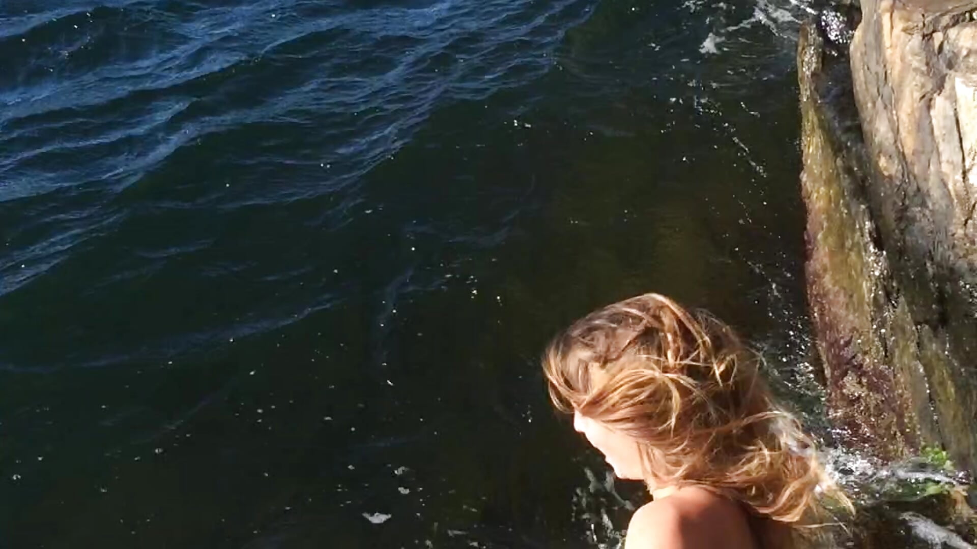 Winter dip in Sweden