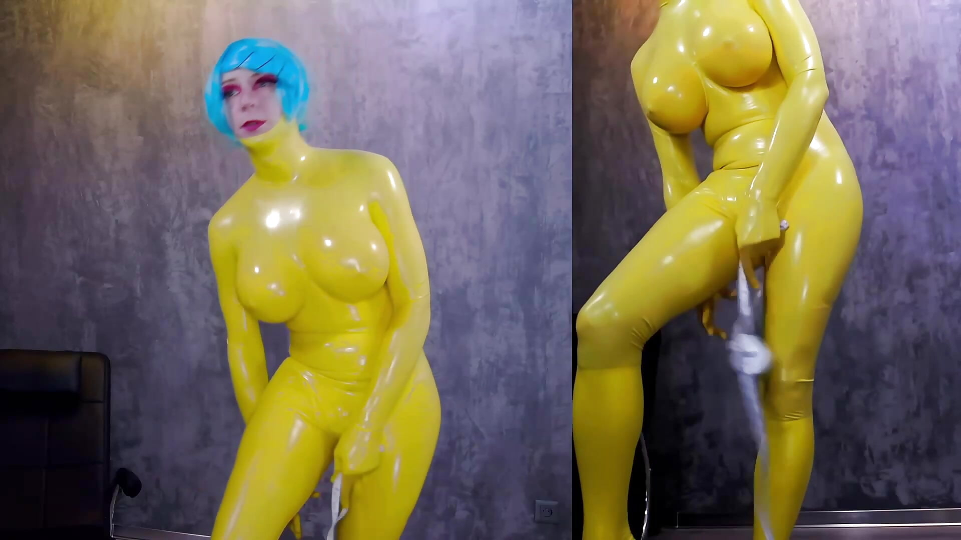 Basic Latex Measurements — filmik LatexIrimeLiVe, modela(-lki) na kamerkach