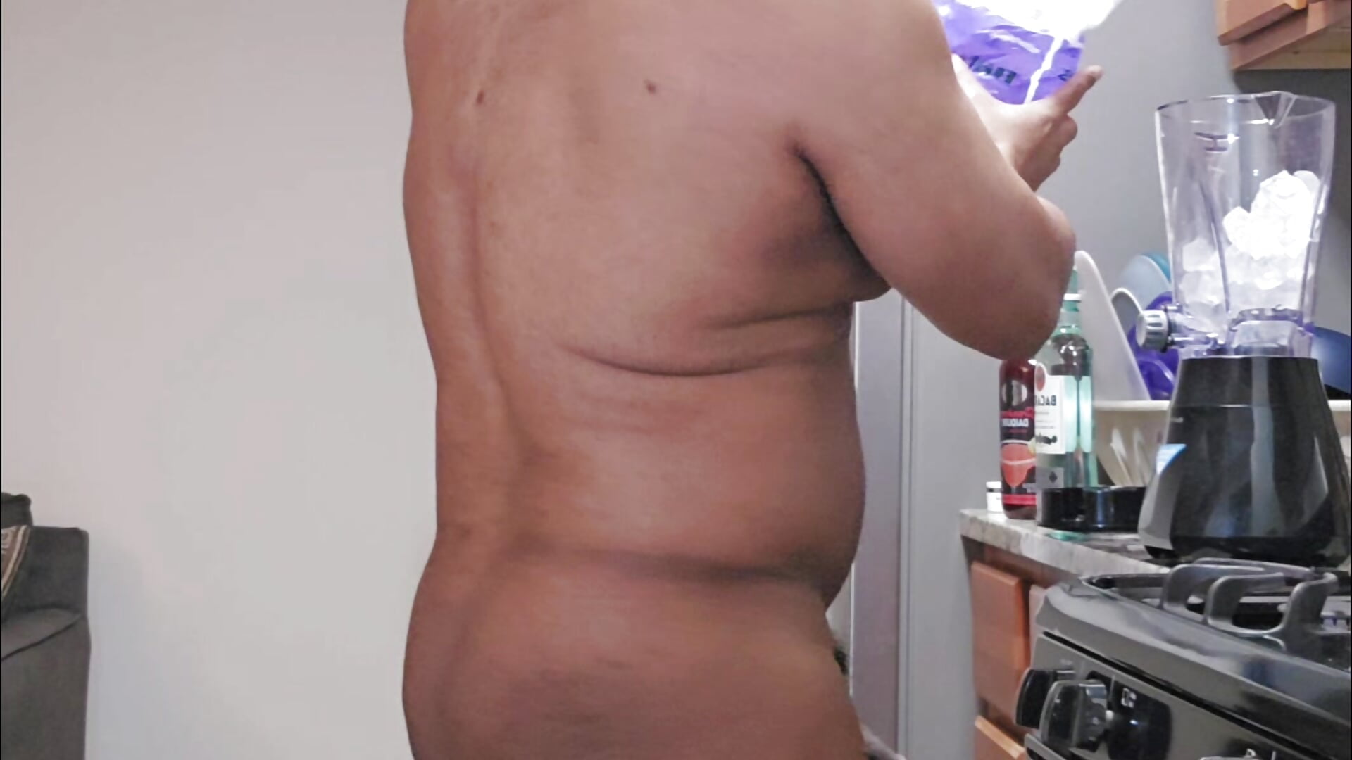 Naked While Making Margaritas