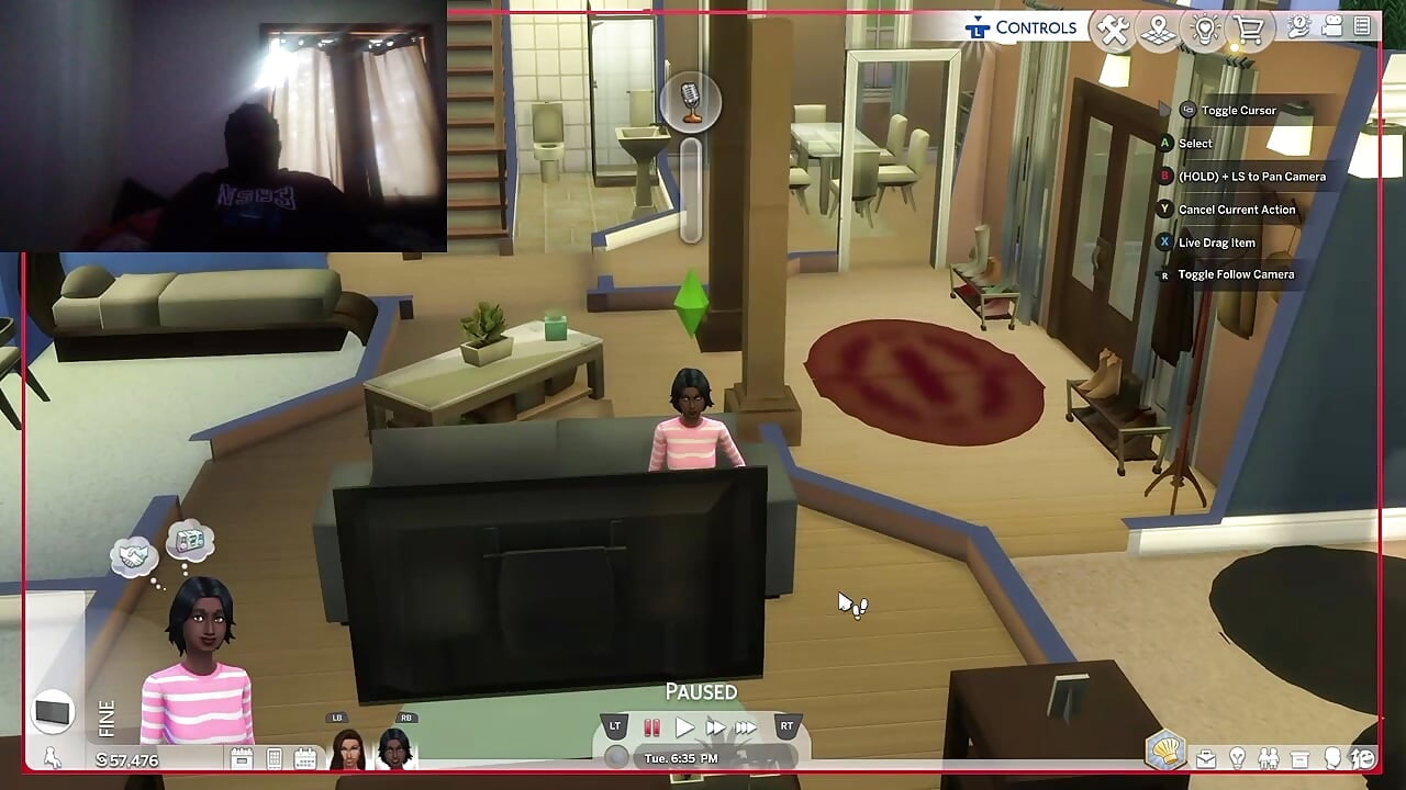 I used Guinn Wives to Make Woohoo's while naked in The Sims 4 Gameplay on Xbox One - ChristinaChristy 캠 모델의 동영상