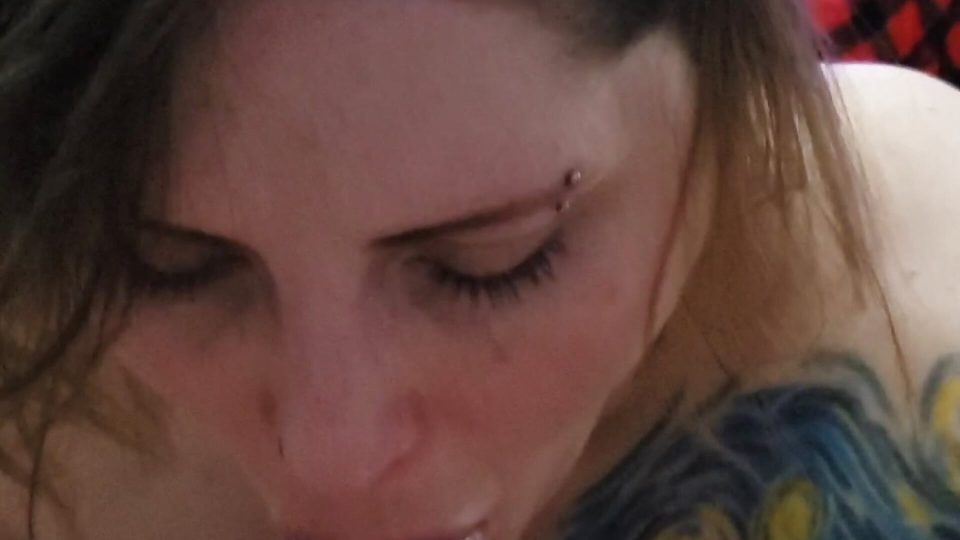 Face fuck and facial - video by royallylit cam model