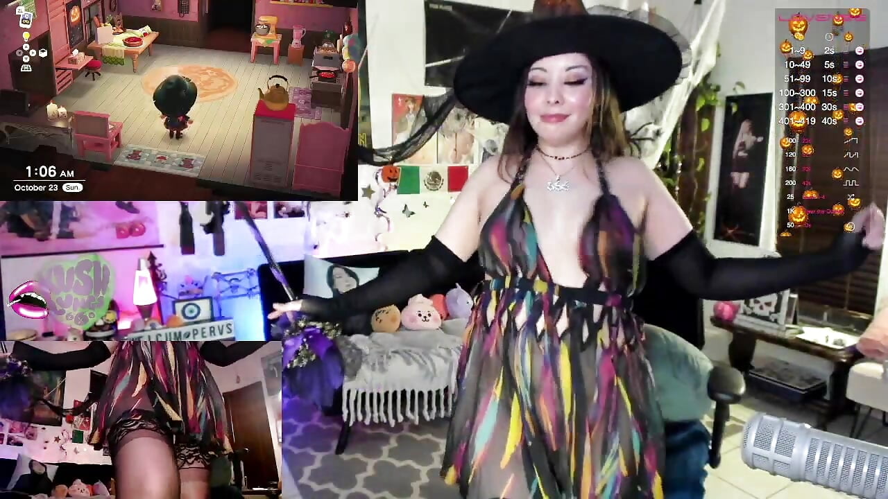 Slutty Witchy Night Spooky Stream (Oct. 22) - video by kushlungs666 cam model