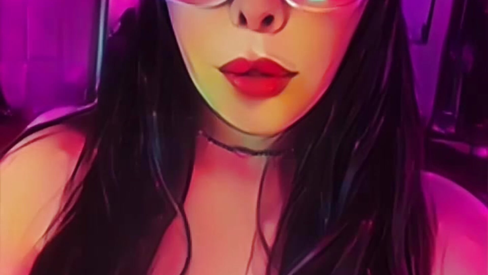 Nipple tease - video by kushlungs666 cam model
