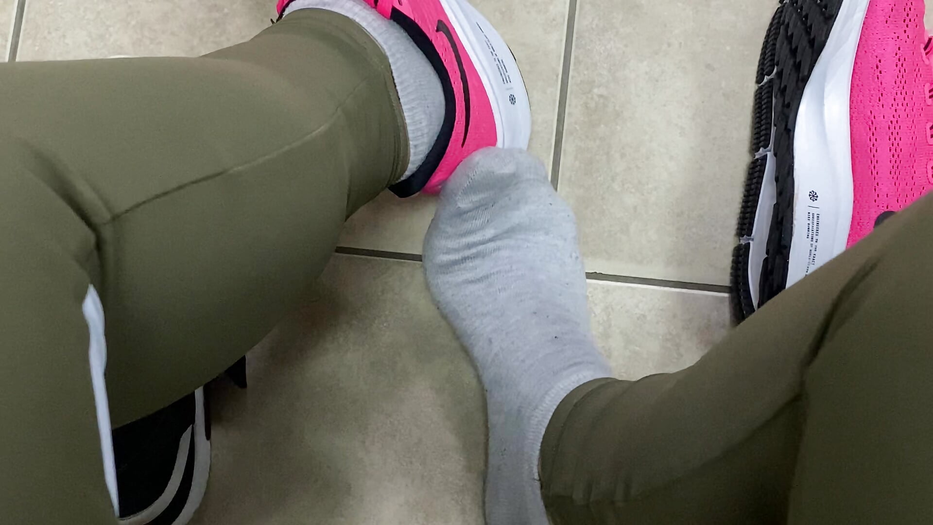 sniff my feet after training - video by Erika_Kirman cam model