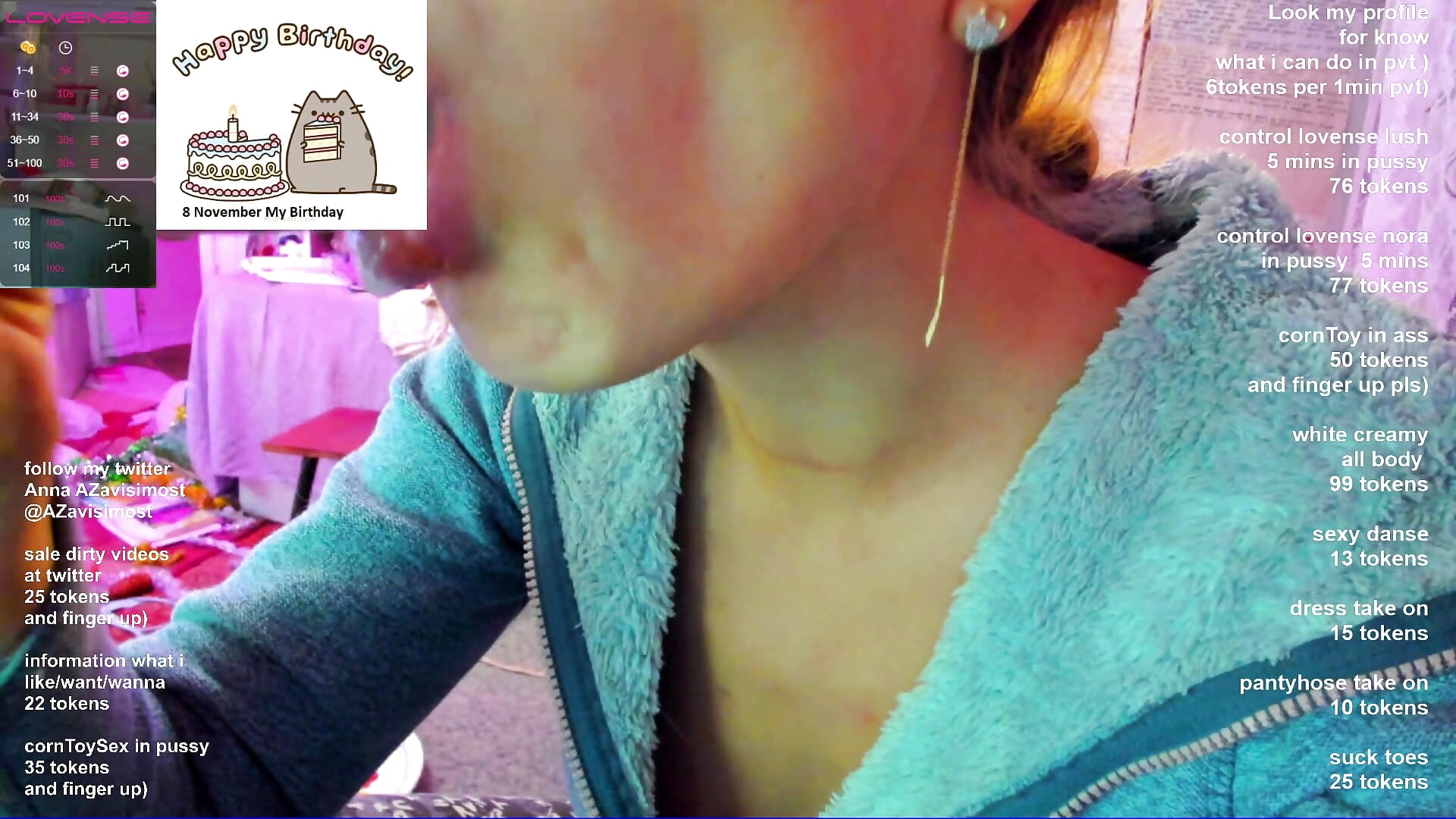 2021-01-26 = 10 minutes = blowjob with split and show piercing tonhue and eyes contact - video by IamYourNarcotic cam model