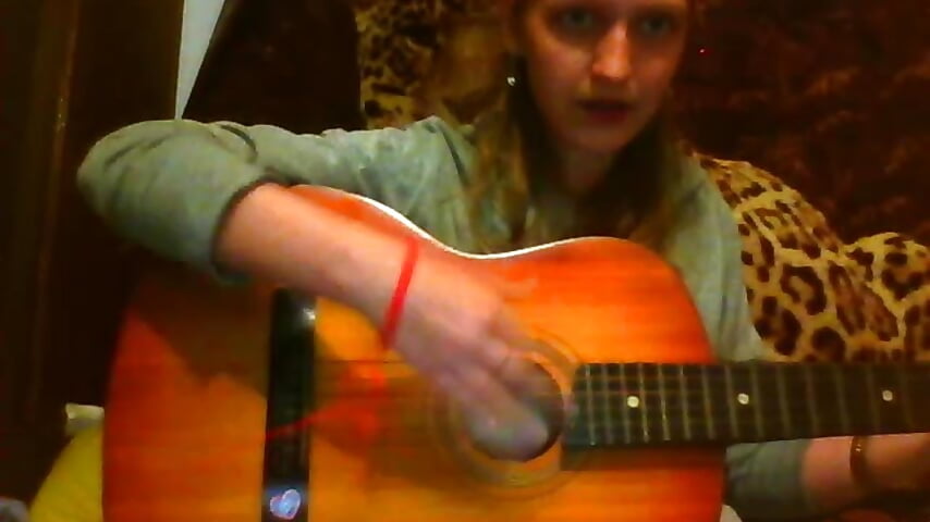 Study play in gitara - video by IamYourNarcotic cam model