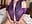 Cute purple fishnet outfit - video by miamellycious cam model
