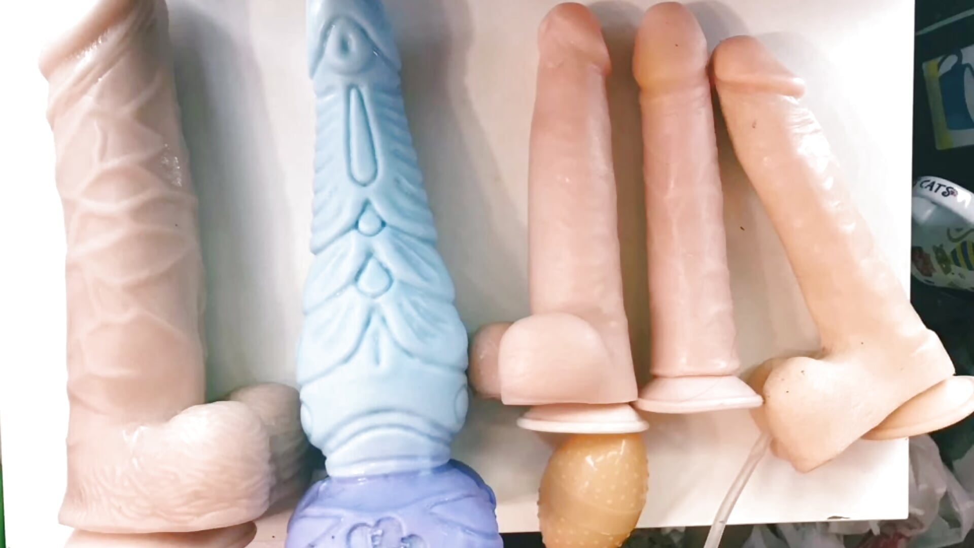 My toys - video by PamelaWet cam model