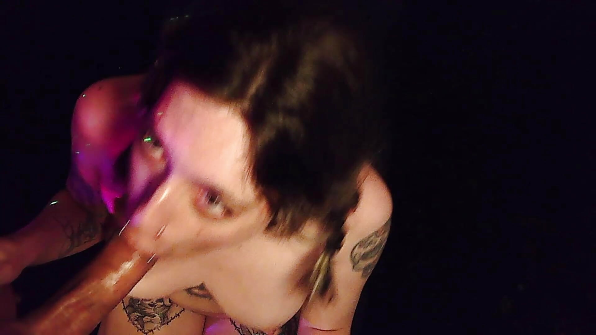 cum face and nose