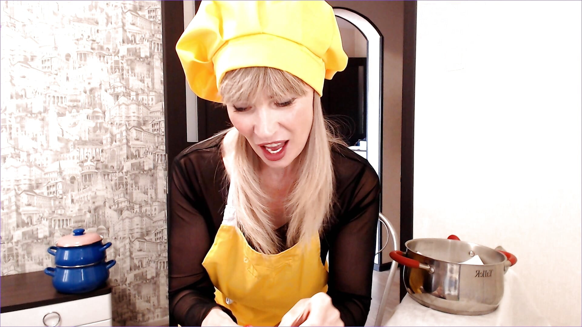 DP with my new glass-vege toys - video by JuliaVilnet cam model