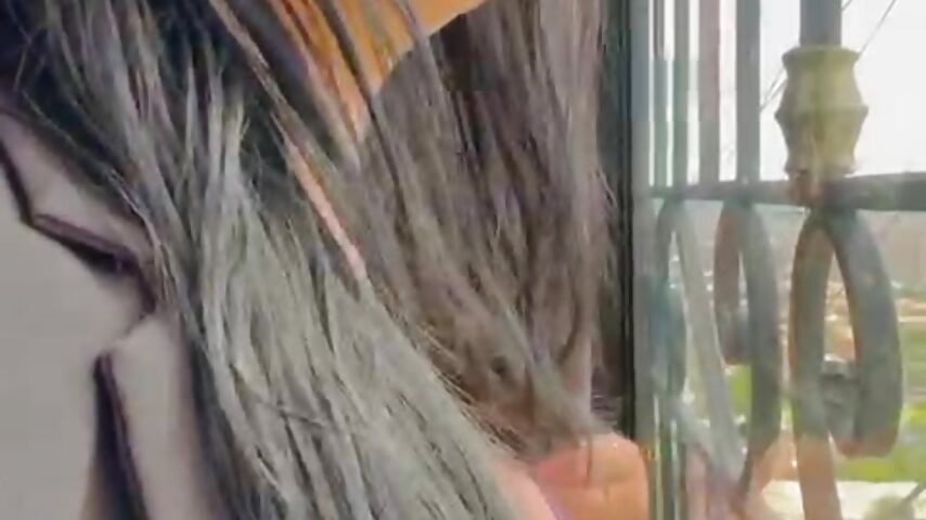 I show the breasts to my neighbors - video by aniiee_x cam model