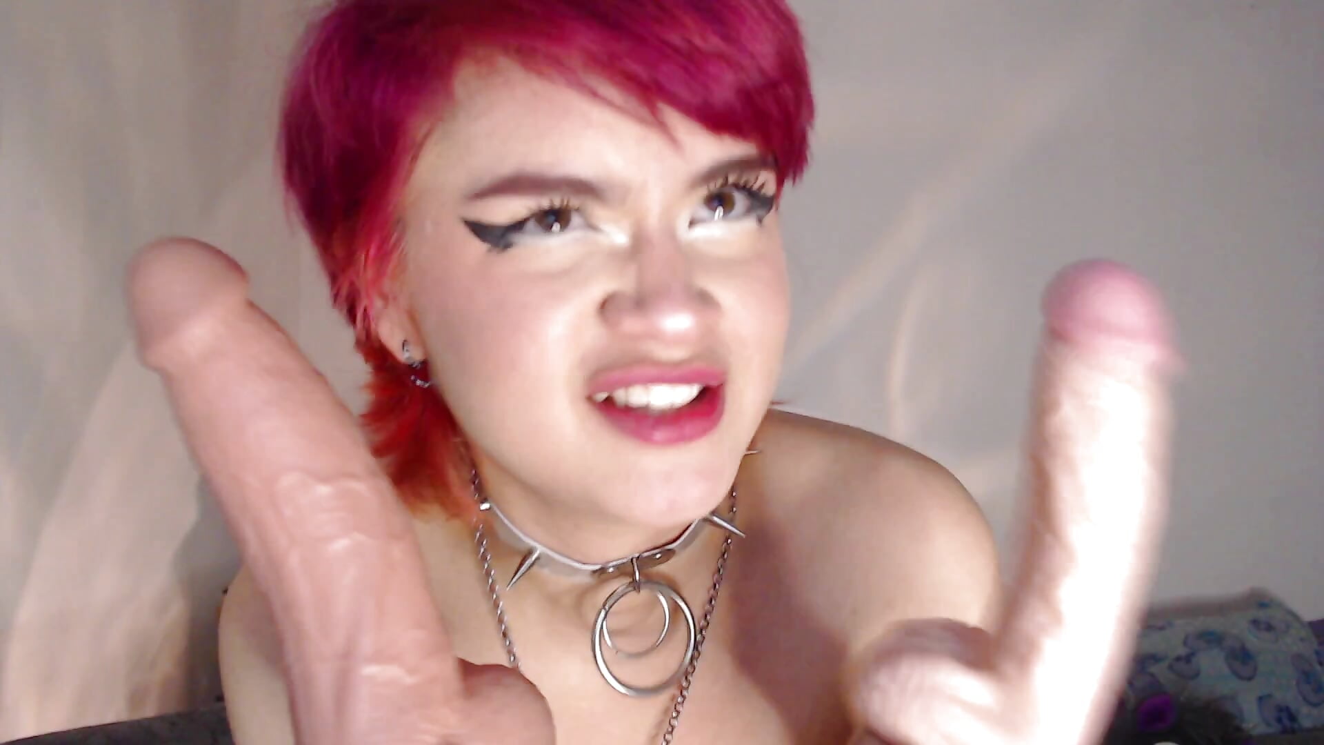 Ruining my makeup with SALIVA