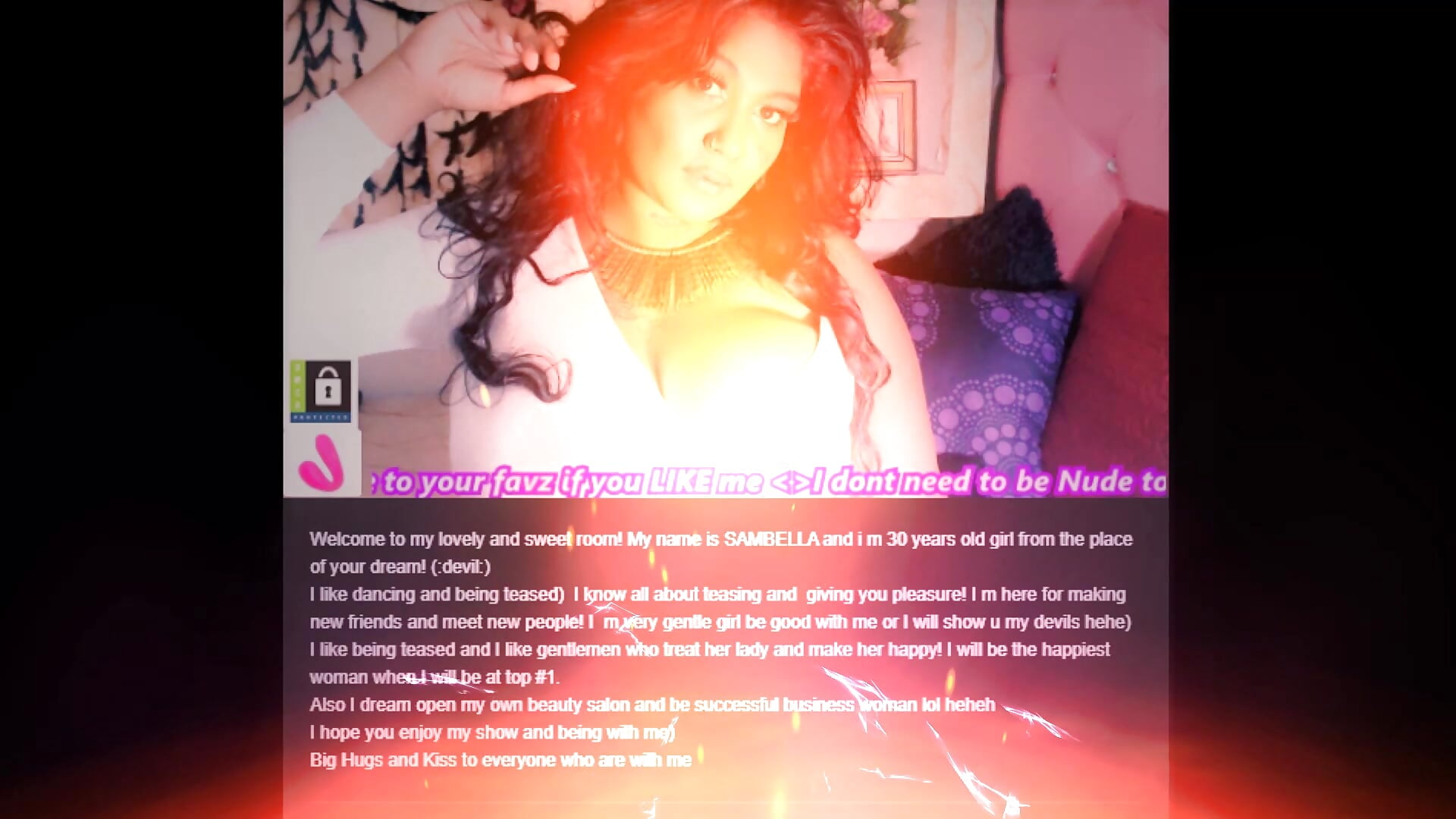 Sambella - vídeo de indian_dreamgirl modelo de câmara