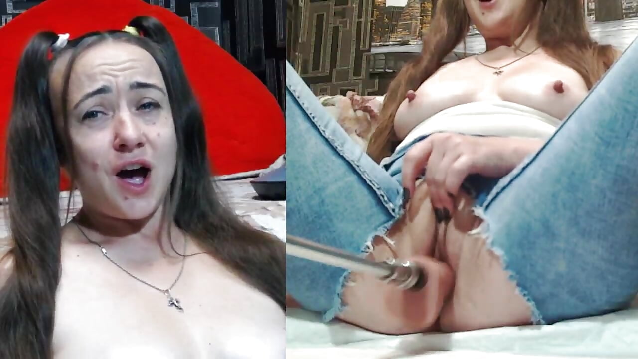 Squirt ahegao orgasm tits