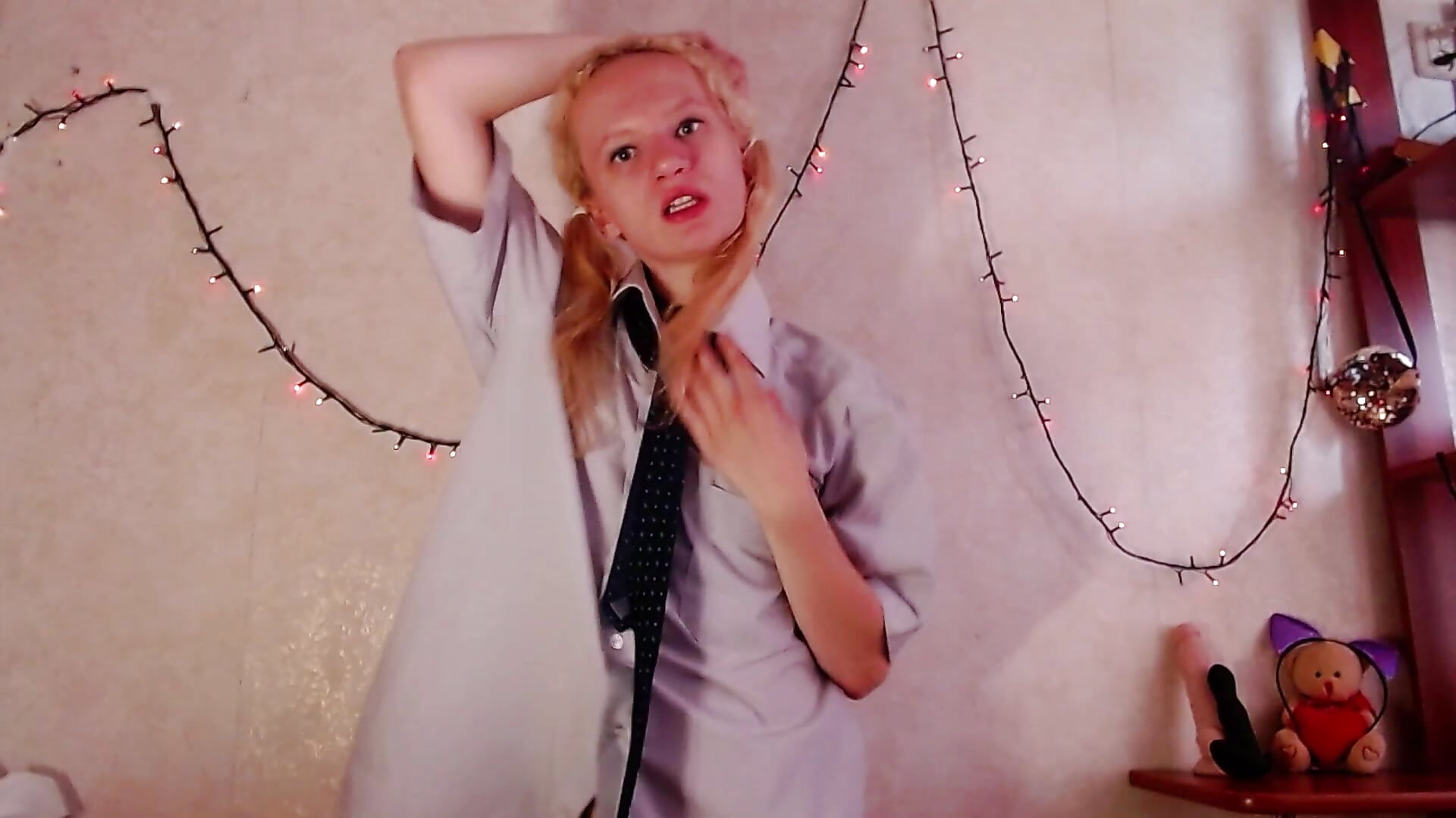 in university form - video by _Vicky_Cat cam model